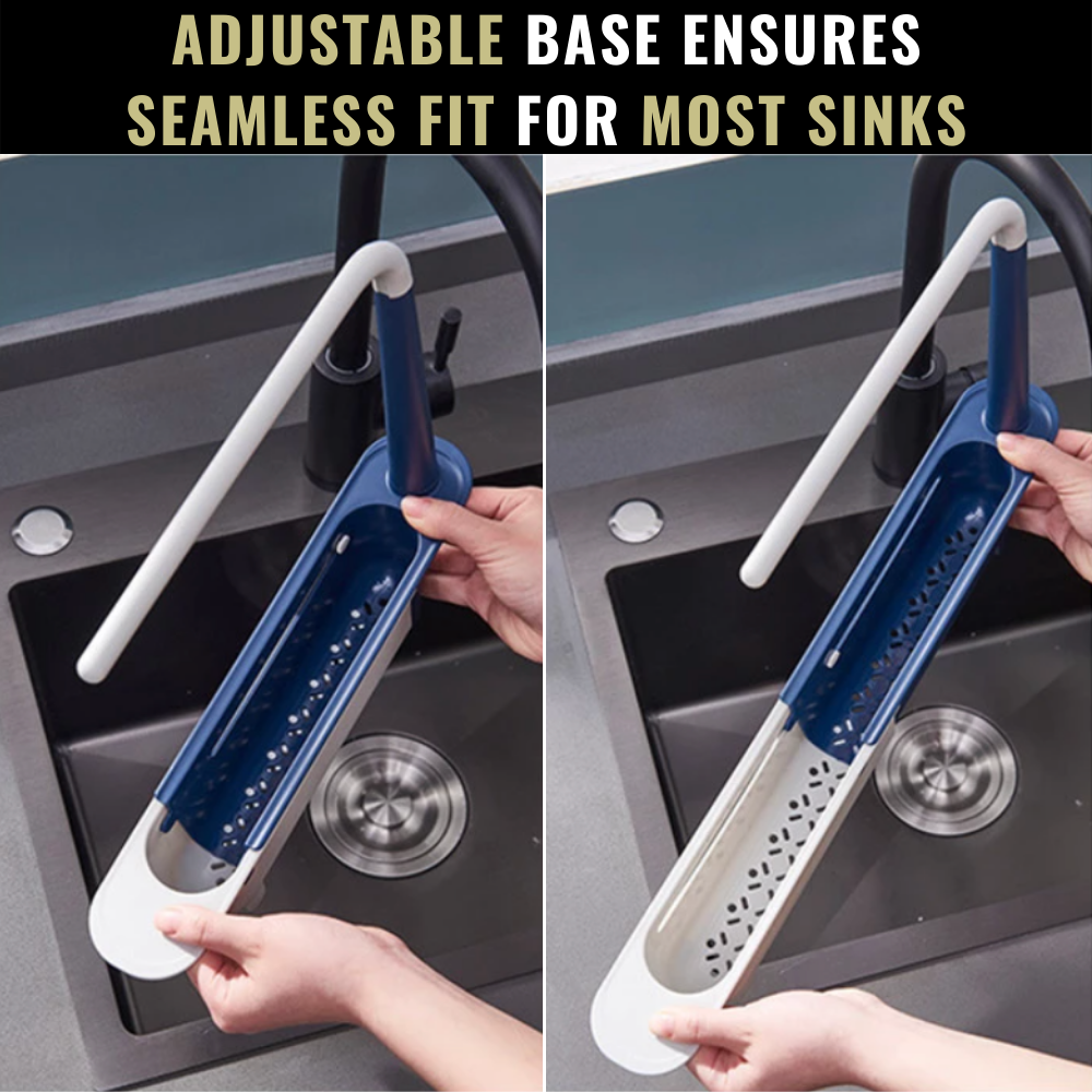 TidyCaddy™ - Adjustable Self-Draining Sink Caddy