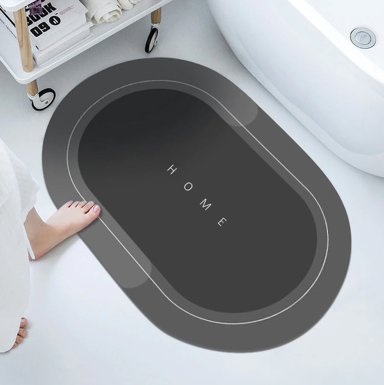 shower mat features an anti-slip backing design that keeps the bath mat in place even on wet surfaces