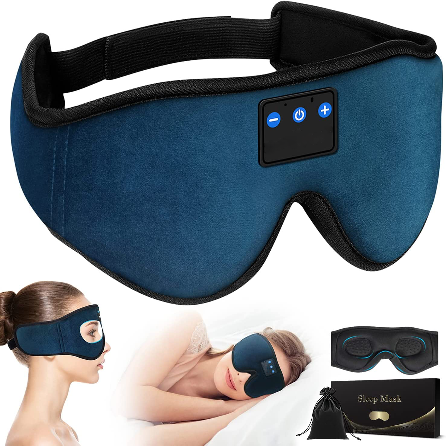 PillowBuds™ - Bluetooth Sleep Mask